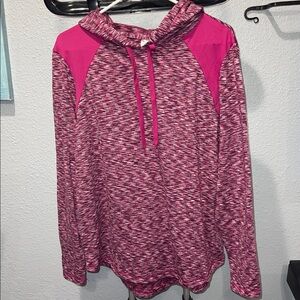 Danskin Now Pink and Red Hoodie
